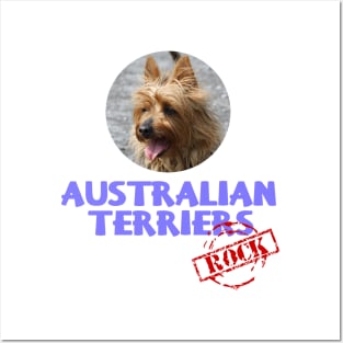 Australian Terriers Rock! Posters and Art